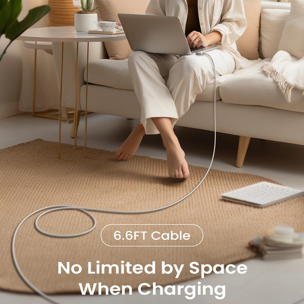 USB-C Ladekabel - MagSafe 3 Lisen, 140W, 2m, Silber YL0123070001