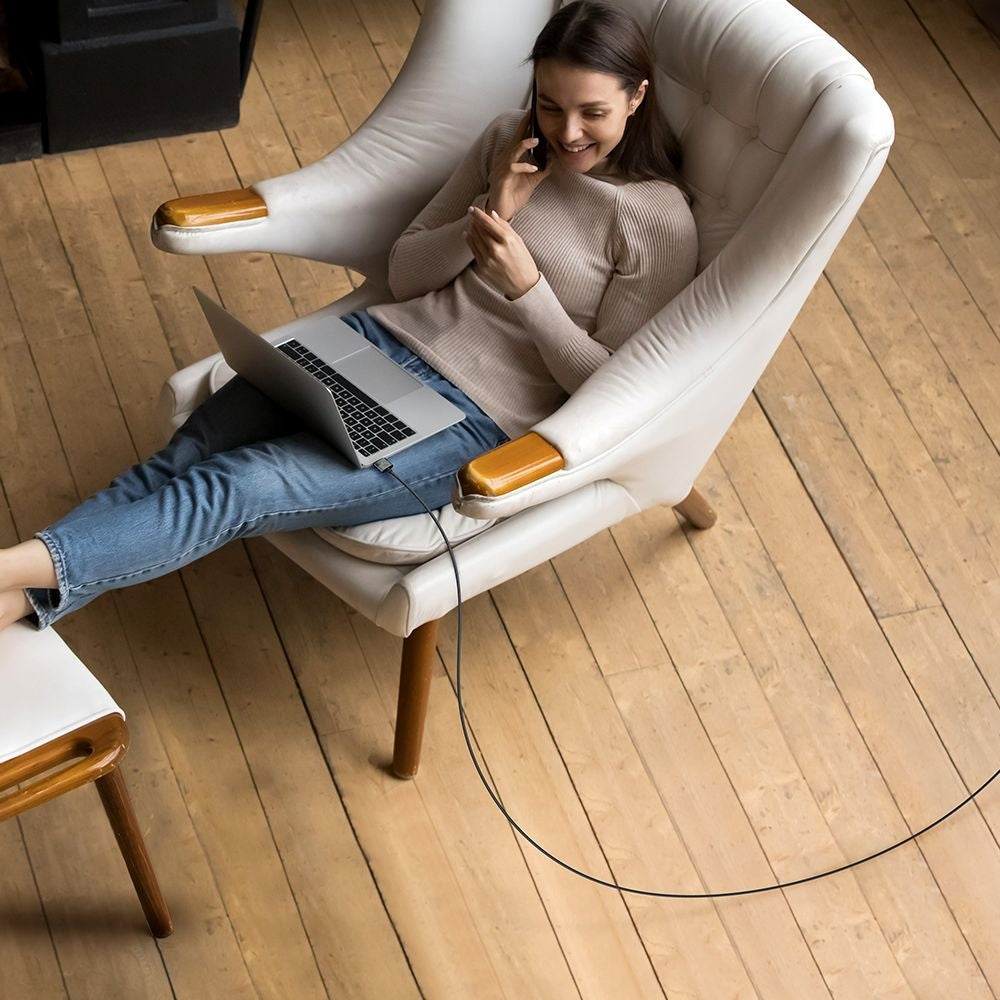 Câble de charge McDodo CA-2070, USB-C - MagSafe 3, 140W, 2m, Noir