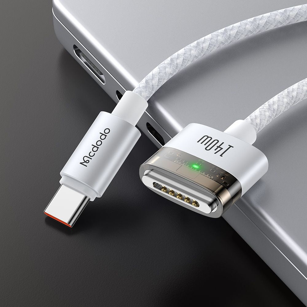 McDodo CA-2071 Charging Cable, USB-C to MagSafe 3, 140W, 2m, White