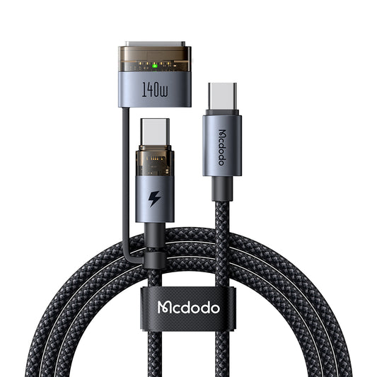 Câble de charge USB-C - USB-C / MagSafe 3 Mcdodo CA-8860, 240W, 2m, Noir