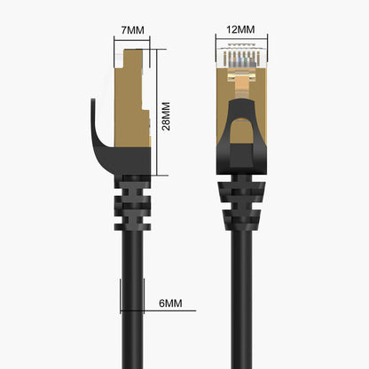 Cavo di Rete Orico PUG-C7, UTP, Cat7, 1m, Nero