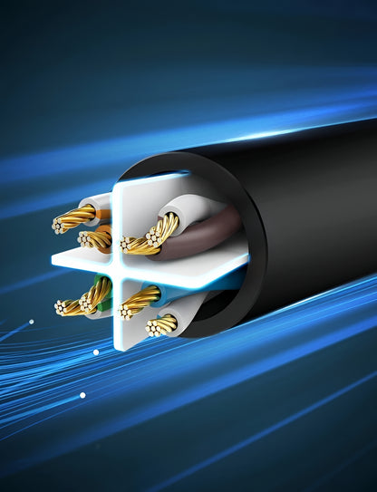 UGREEN NW102 Netzwerkkabel, UTP, Cat6, 15m, Schwarz