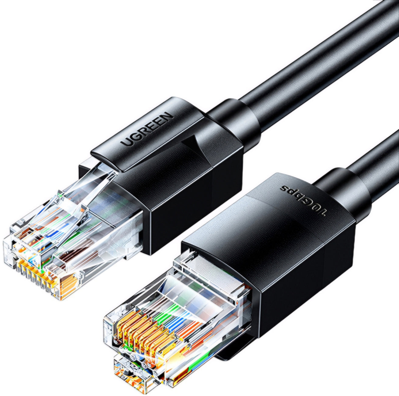 Câble Réseau UGREEN NW315, UTP, Cat6A, 1m, Noir
