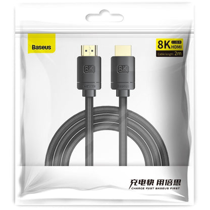Cavo Video Baseus High Definition, HDMI - HDMI, 8K, 2m, Nero CAKGQ-K01