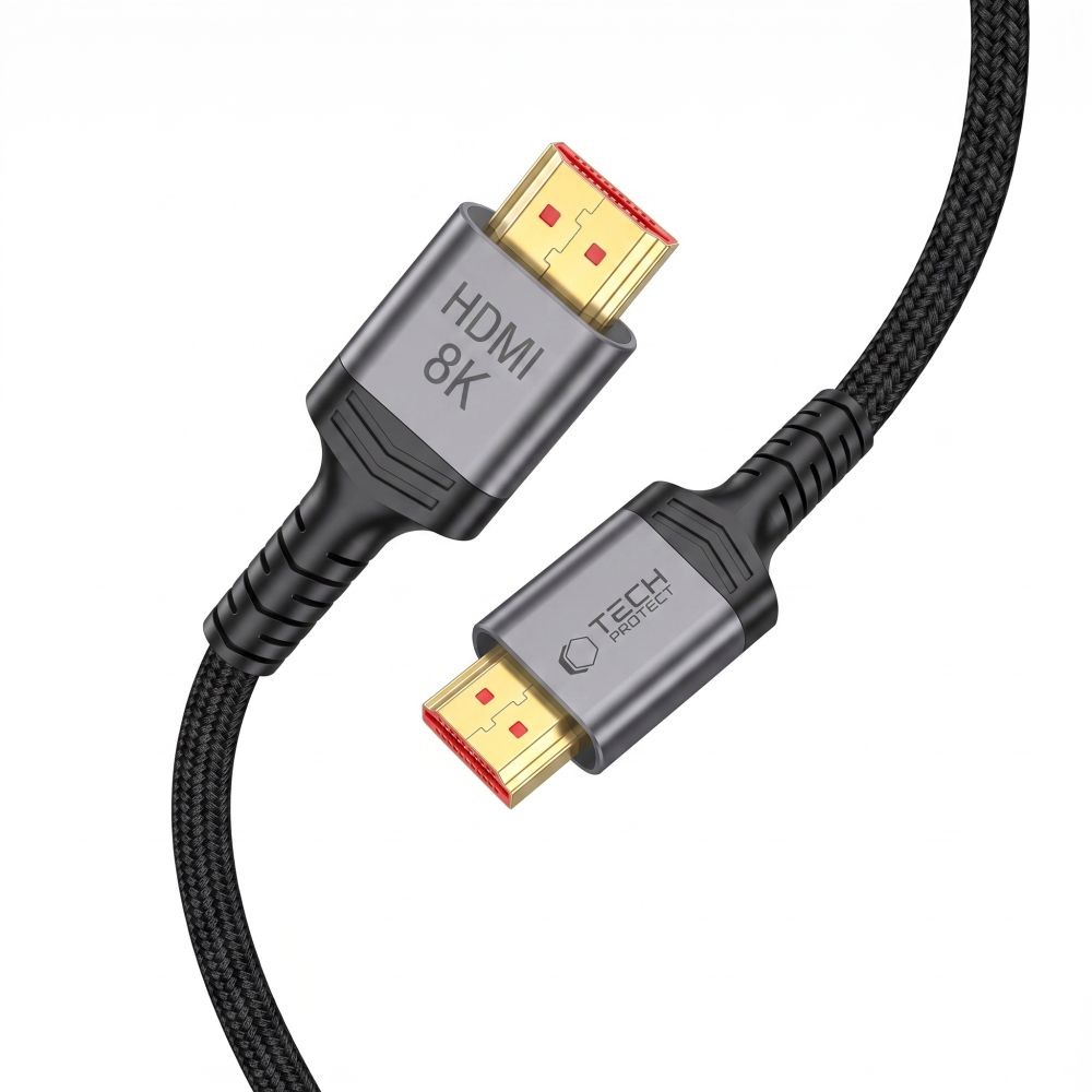 Câble Vidéo Tech-Protect Ultraboost 2, HDMI - HDMI, 8K, 1m, Noir