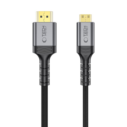 Cavo Video Tech-Protect Ultraboost 2, miniHDMI - HDMI, 8K, 2m, Nero
