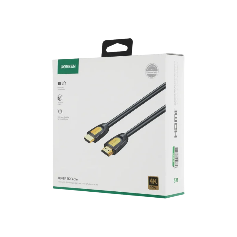 UGREEN HD101 Videokabel, HDMI - HDMI, 4K, 5m, Schwarz
