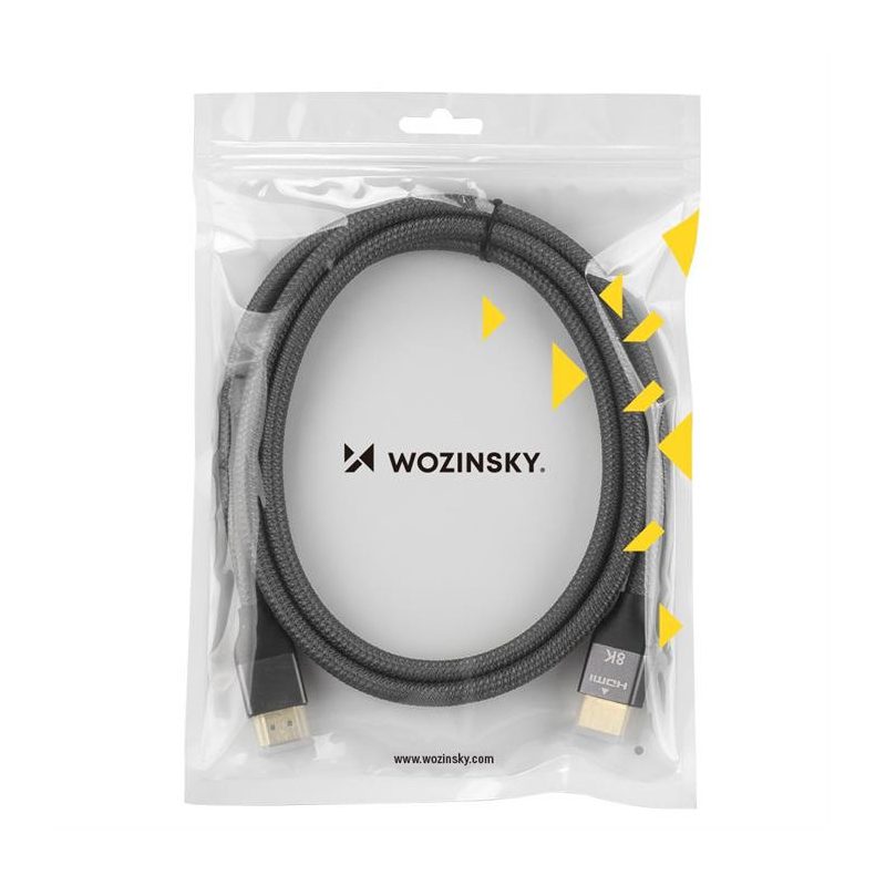 Câble vidéo WZK Ultraboost, HDMI - HDMI, 8K, 3m, gris WHDMI-30 WHDMI-30 