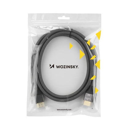 Câble vidéo WZK Ultraboost, HDMI - HDMI, 8K, 3m, gris WHDMI-30 WHDMI-30 