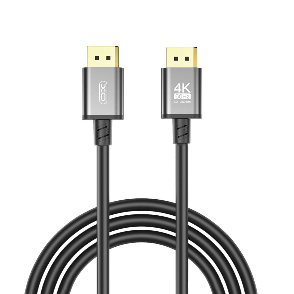 Câble Vidéo XO Design GB018A, DisplayPort - DisplayPort, 4K, 3m, Noir
