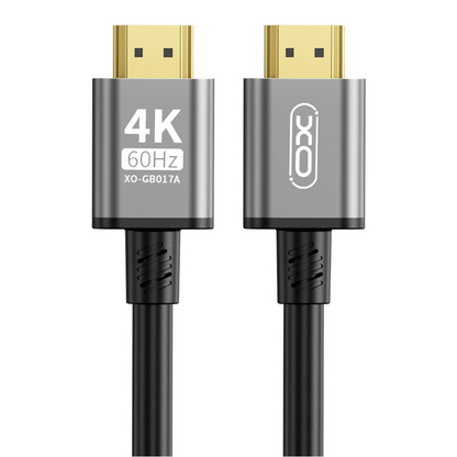 Câble Vidéo XO Design GB017B, HDMI - HDMI, 4K, 5m, Noir