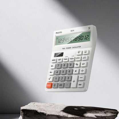 Calculatrice de bureau Yesido EC10, Blanche