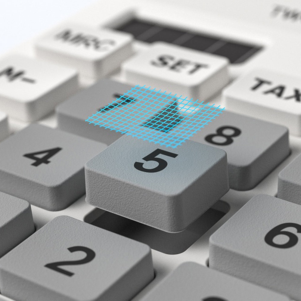 Calculatrice de bureau Yesido EC10, Blanche