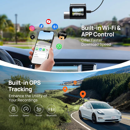 Auto-Kamera 70mai Dash Cam A510, 3K, GPS, Wi-Fi, Display 2 Zoll 2AOK9-A510