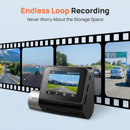 Auto-Kamera 70mai Dash Cam A510, 3K, GPS, Wi-Fi, Display 2 Zoll 2AOK9-A510
