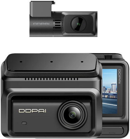 Caméra Auto Avant Arrière DDPAI Z90 Dual, 4K, 64Gb, Wi-Fi, GPS, Écran 3 pouces