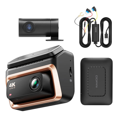 Front- und Rückfahrkamera DDPAI Z60 Pro 4G, 4K, Wi-Fi, GPS, 3-Zoll-Display