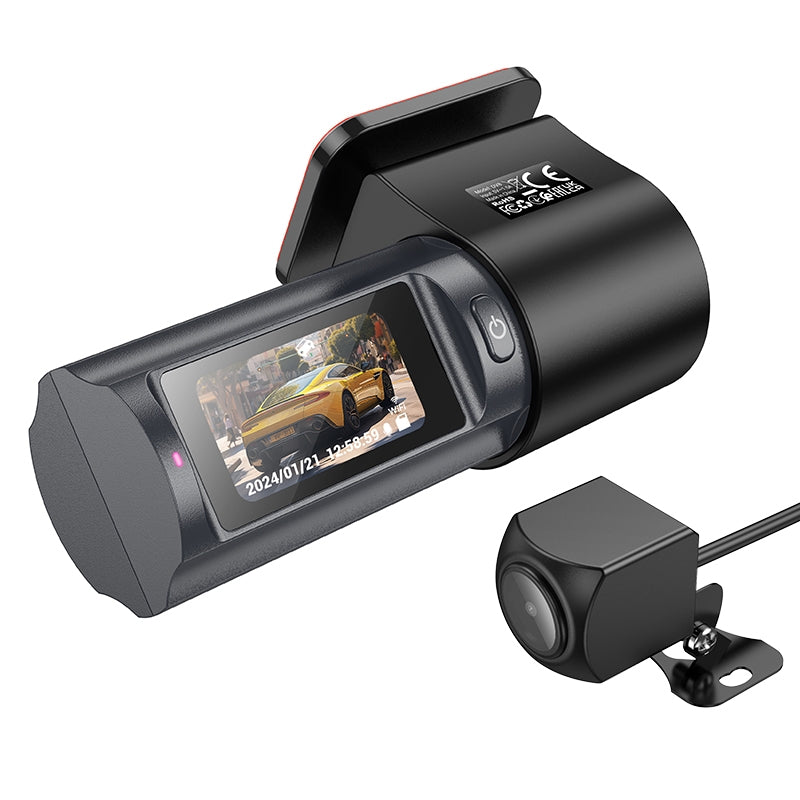 Camera Auto Anteriore e Posteriore HOCO DV8, 2K, Display 1,47 pollici