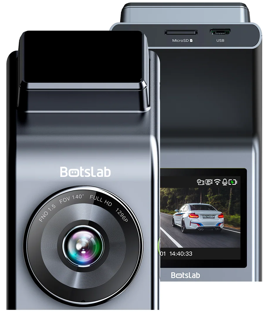 Camera Auto Anteriore e Posteriore Botslab G300H Plus, 4K, Wi-Fi, GPS, Display 2.4 pollici