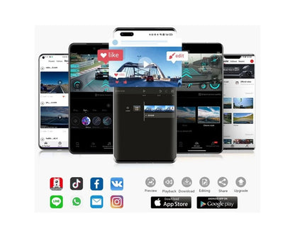 Caméra Auto Avant Arrière DDPAI mola N3 Pro 2026, 1600P, Wi-Fi