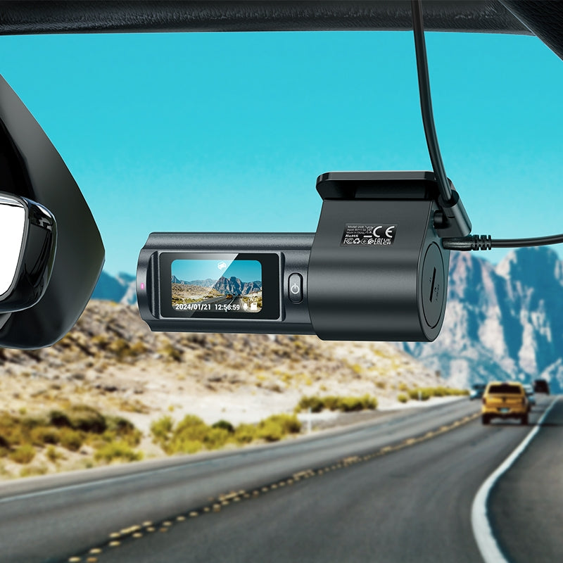 Camera Auto Anteriore e Posteriore HOCO DV8, 2K, Display 1,47 pollici