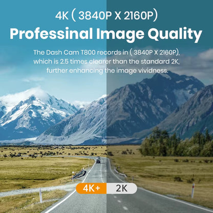 Caméra Auto Imou T800, 4K, Wi-Fi