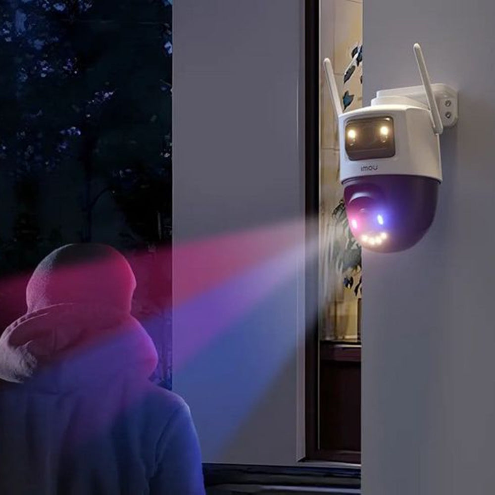 Überwachungskamera Imou Cruiser Dual 2 Pro, Wi-Fi, 2.5K + 2.5K, IP65, Außenbereich, Weiß IPC-S7XFP-8U0WED