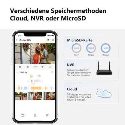 Caméra de Surveillance Imou Cruiser SE+, Wi-Fi, 3K, IP66, Extérieur IPC-K7CP-5H1WE