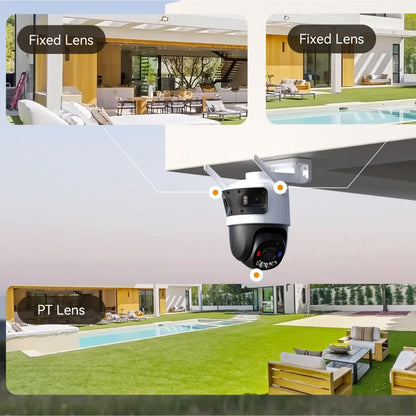 Telecamera di Sorveglianza Imou Cruiser Triple, Wi-Fi, 3K + 2K, IP65, Esterno IPC-S7UP-11M0WED