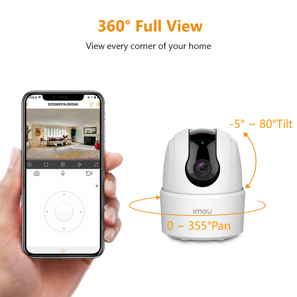 Caméra de Surveillance Imou Ranger 2C, Wi-Fi, 3K, Intérieur IPC-K2ECP-5H2W