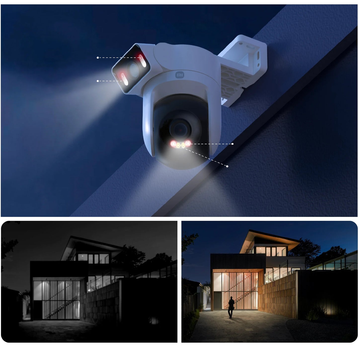 Telecamera di sorveglianza Xiaomi CW500 Dual, Wi-Fi, 2.5K, IP66, Esterno BHR9402EU