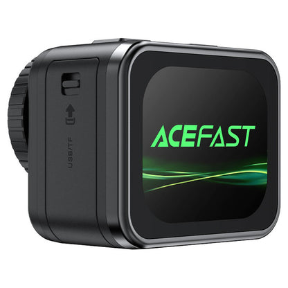 Sportkamera Acefast X1, 4K, Wi-Fi, Schwarz