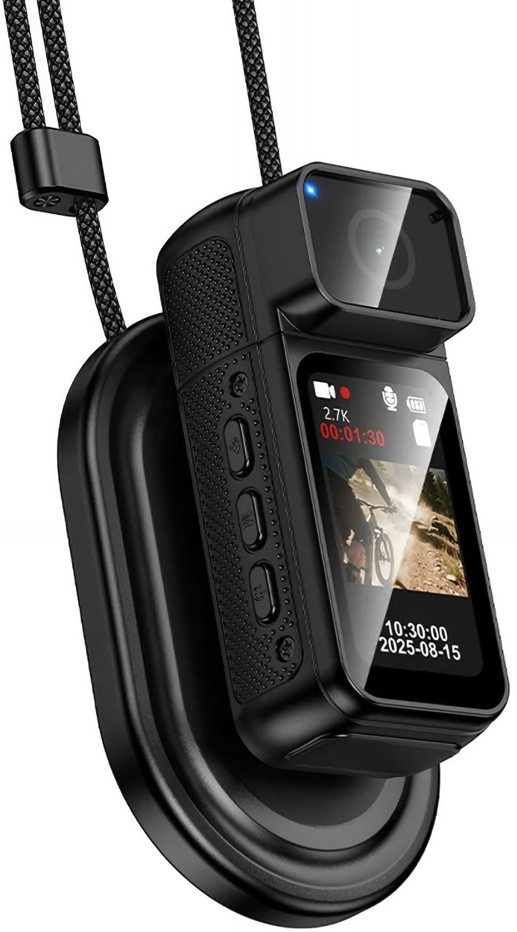 Action Camera HOCO DV105, 2.7K, Display 1.47 pollici, Nera