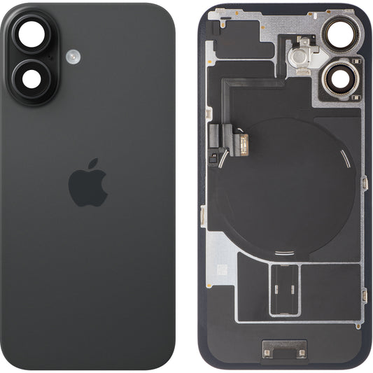 Akkuabdeckung Apple iPhone 16, Schwarz, Swap