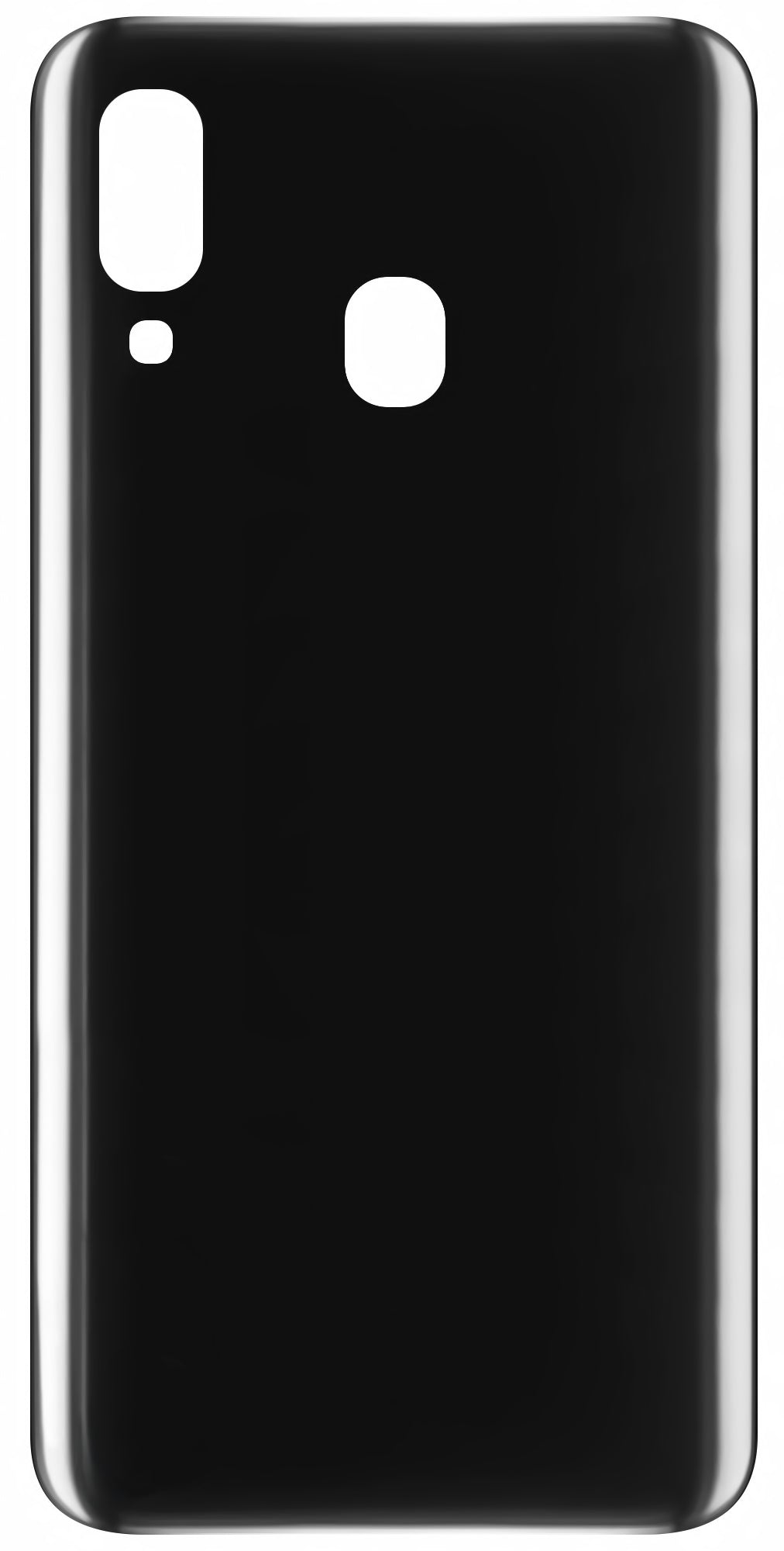 Cache Batterie compatible avec Samsung Galaxy A40 A405, Noir