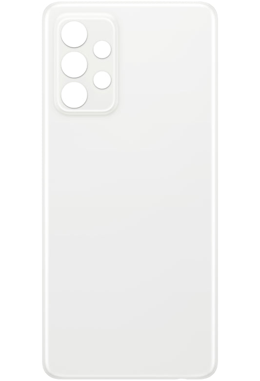 Couvercle de batterie compatible avec Samsung Galaxy A52s 5G A528 / A52 5G A526 / A52 A525, Blanc