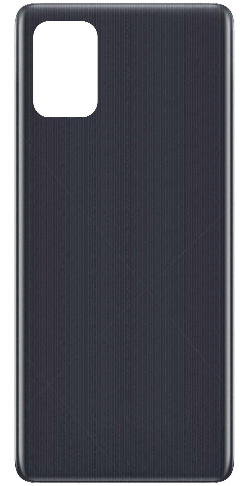 Batteriedeckel kompatibel mit Samsung Galaxy A71 A715, Schwarz