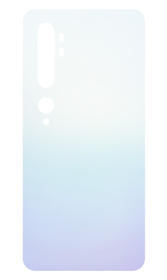 Akkudeckel kompatibel mit Xiaomi Mi Note 10, Weiß