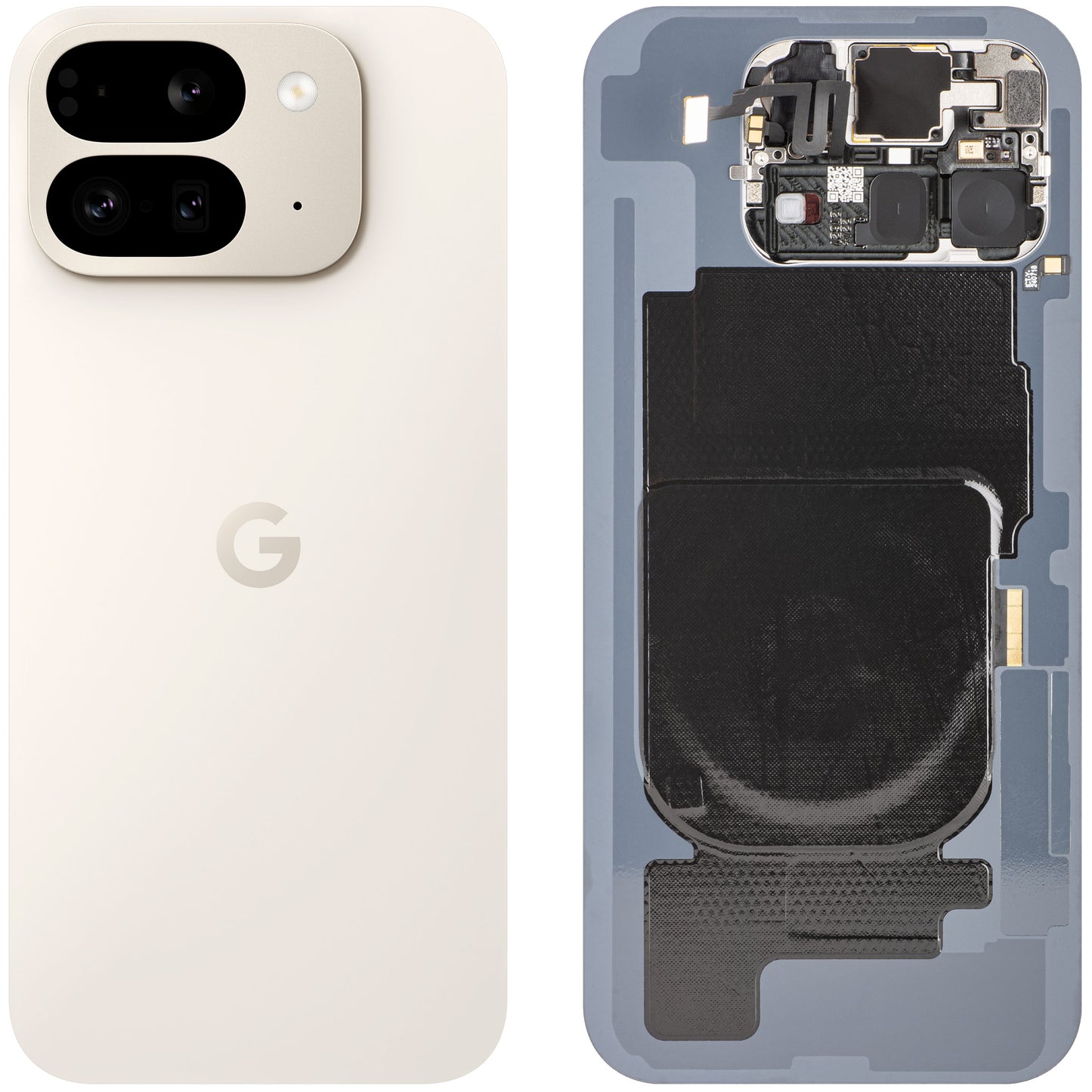 Akkuabdeckung Google Pixel 9 Pro Fold, Beige (Porcelain), Service Pack G949-00908-00
