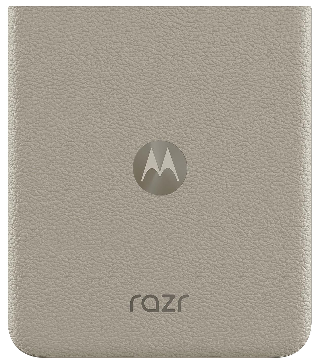 Coperchio Batteria Motorola Razr 2024 / Razr 50, Crema (Pietra Pomice), Pacchetto di Servizio SL98E12657