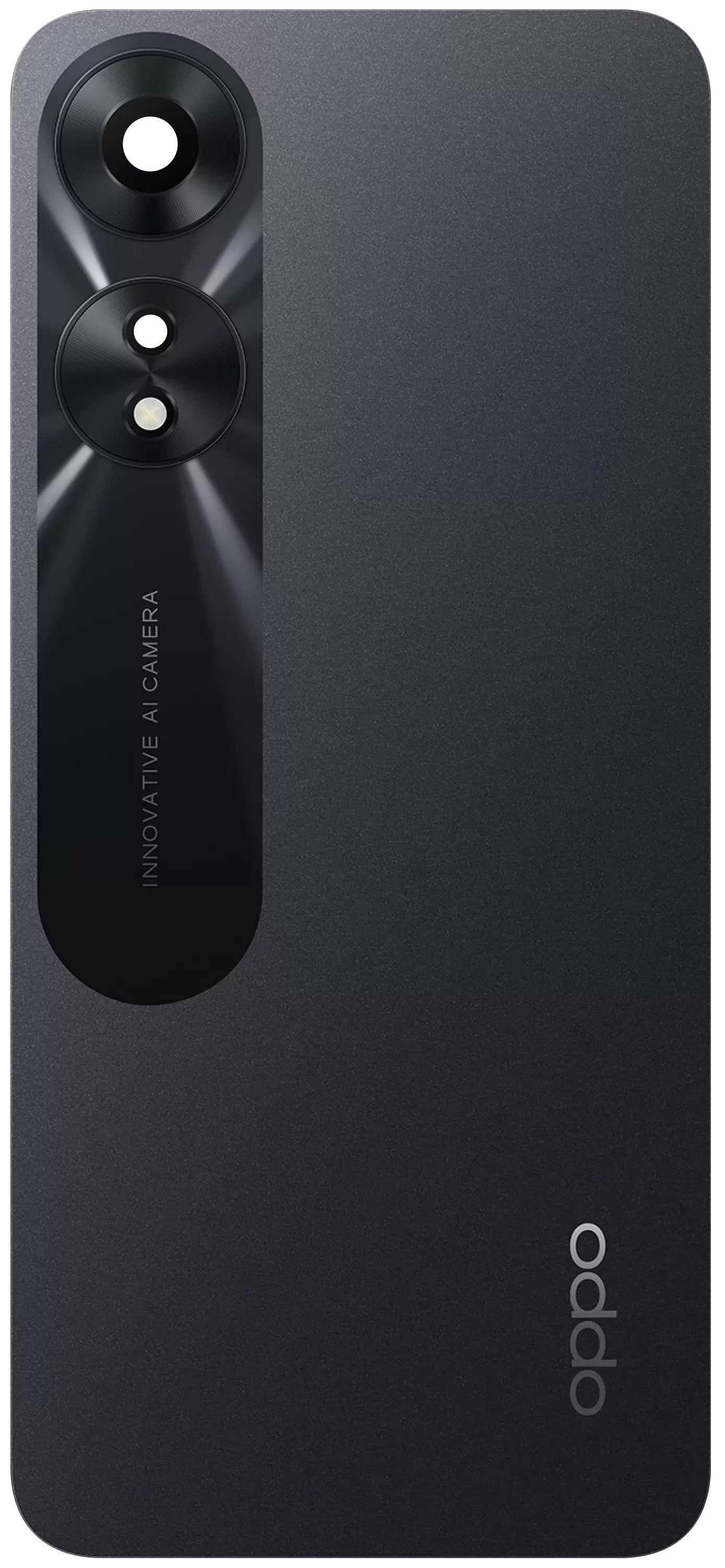 Akkuabdeckung / Backcover für Oppo A78 5G | Schwarz (Glowing Black) | Swap B-Ware