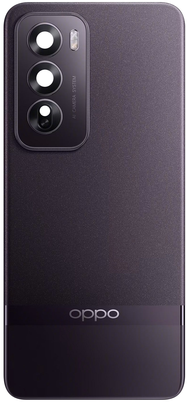 Batterieabdeckung Oppo Reno12 Pro, Schwarz (Space Brown), Service Pack 621033000286