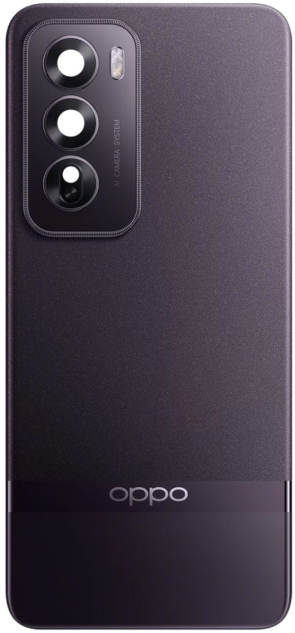 Batterieabdeckung Oppo Reno12 Pro, Schwarz (Space Brown), Service Pack 621033000286