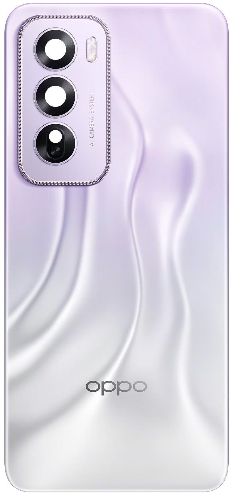 Couvercle de batterie Oppo Reno12 Pro, Mauve (Nebula Silver), Service Pack 621033000287