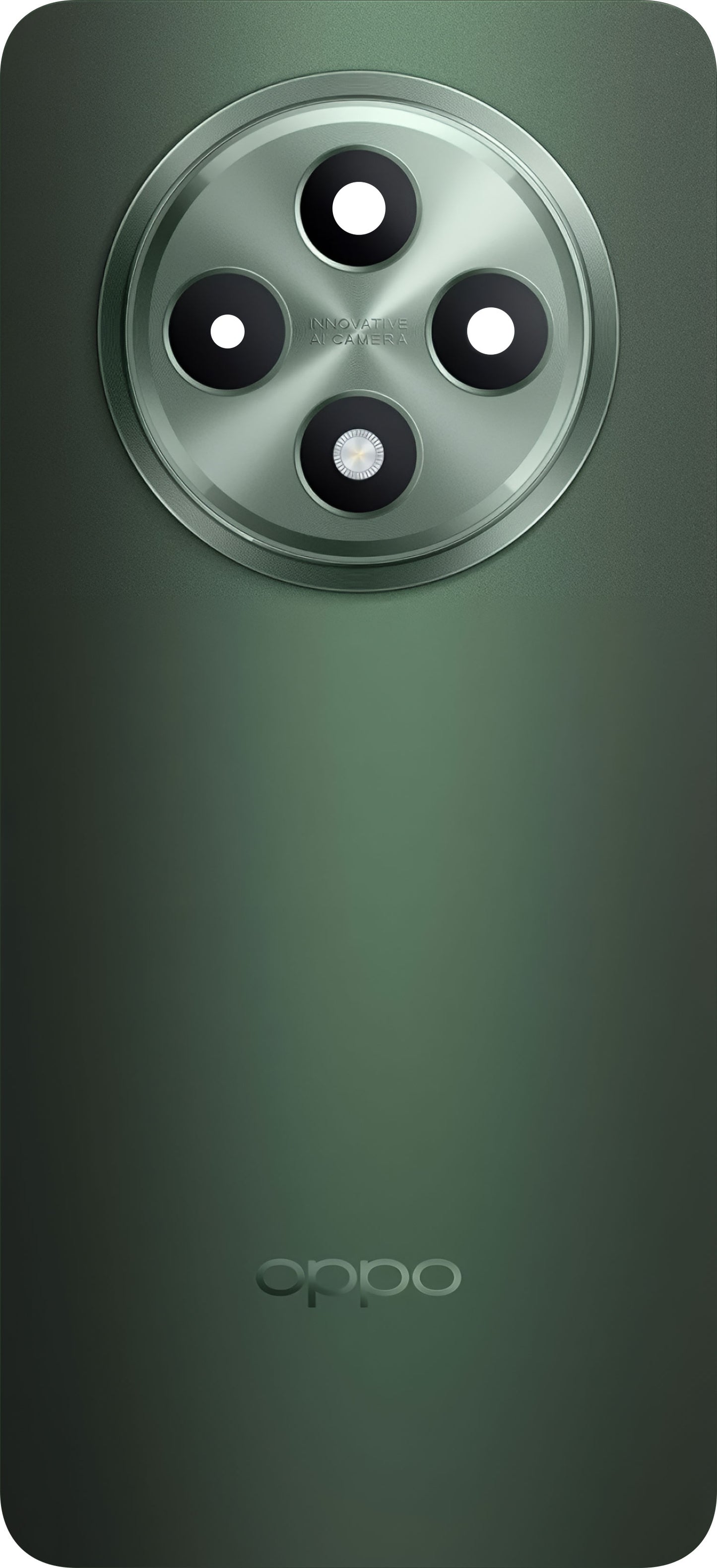 Couvercle de Batterie Oppo Reno12 F, Vert (Olive Green), Service Pack 621033000345