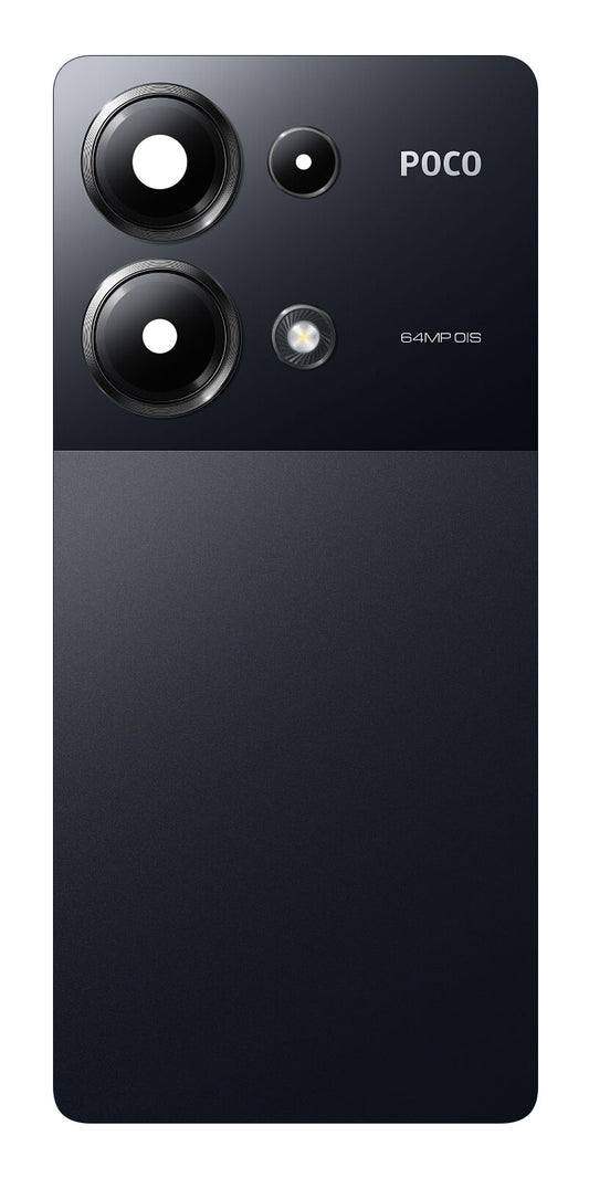 Couvercle de Batterie Xiaomi Poco M6 Pro 4G, Noir, Service Pack 5600070N6P00