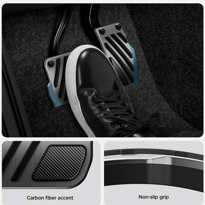 Spigen Line Design TO200P Auto-Pedalabdeckungen für Tesla Y / 3 ACP11627