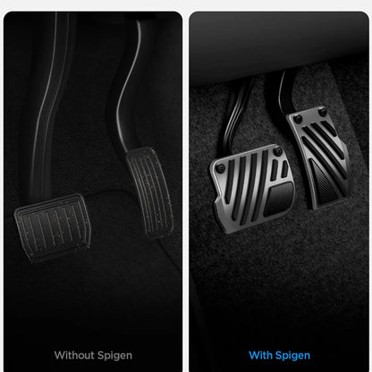 Spigen Line Design TO200P Auto-Pedalabdeckungen für Tesla Y / 3 ACP11627