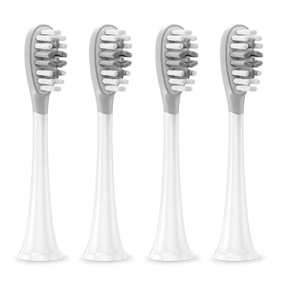 Tête de rechange Gum Care pour brosse à dents électrique Bitvae S2 / S3, lot de 4 pièces, blanc