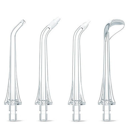 Ersatzkopf für Bitvae C2 / F30 / 204 Munddusche, 4 Stück Set, Transparent